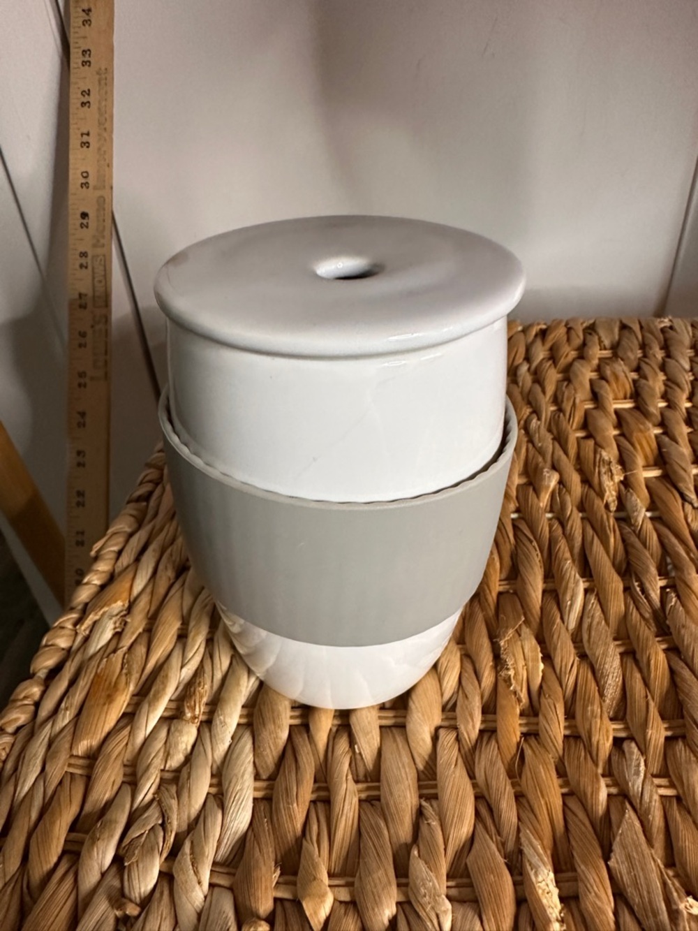 The Pampered Chef White Ceramic Egg Cooker - Picture 2 of 9